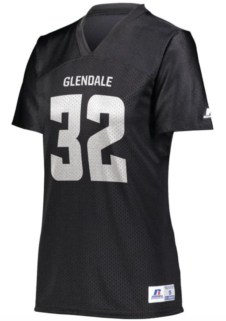RUSSELL LADIES SOLID FLAG FOOTBALL JERSEY